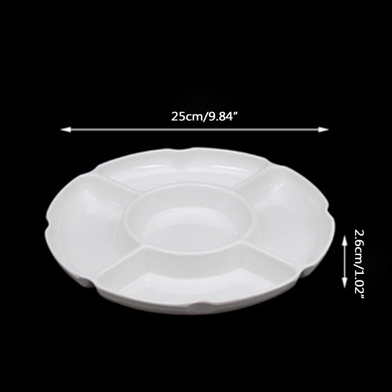 Set 2 Khay Phục Vụ Hình Tròn Trang Trí Bàn Tiệc