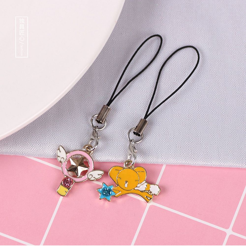 Chuỗi treo điện thoại họa tiết anime Nhật Bản trang trí Samsung tiện lợi