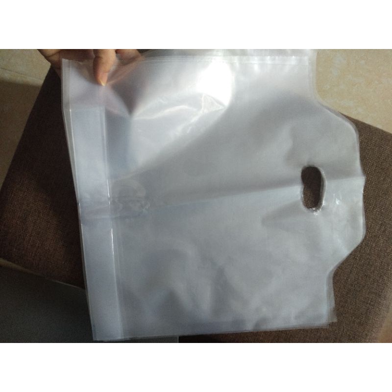 [Loại tốt] 1kg túi trà sữa 2 ngăn đựng 2ly trà sữa có vách ngăn, gấp đáy
