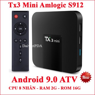 Android Tivi Box Tx3 Mini CPU amlogic S912 Android 9.0