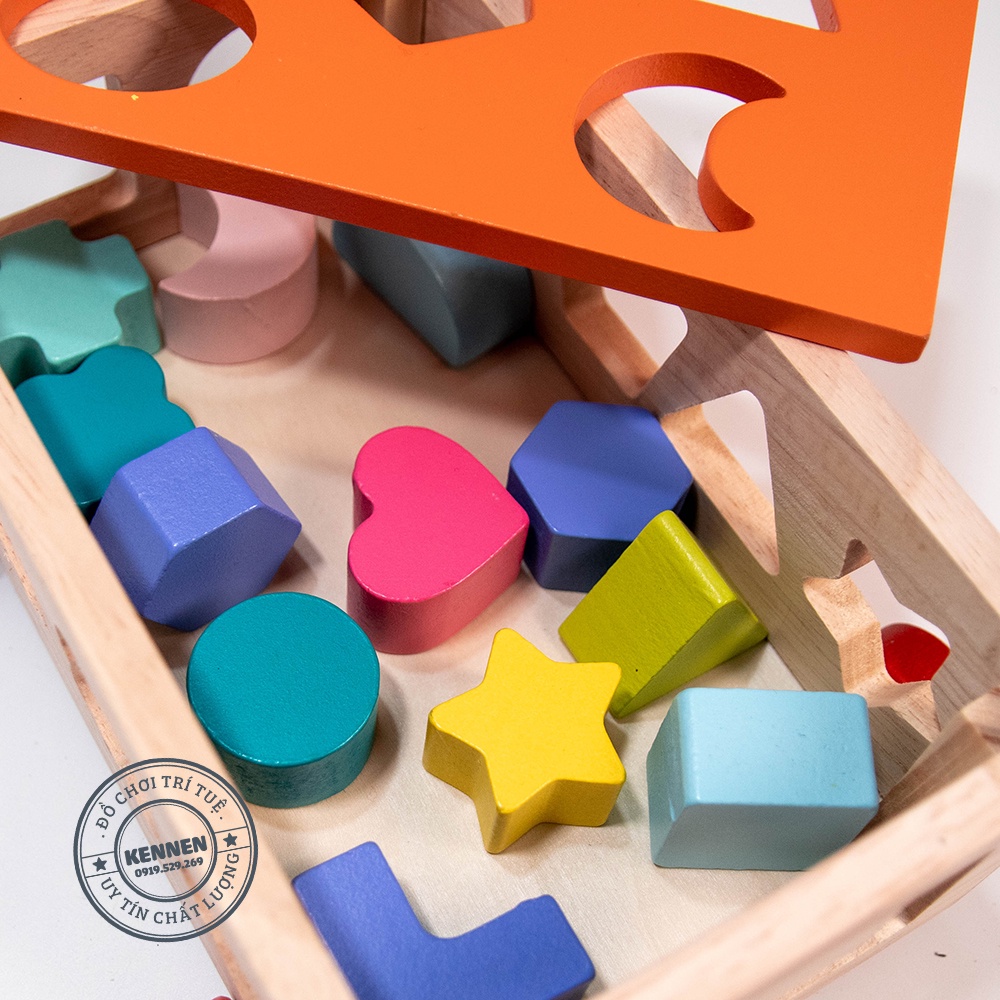 Xe thả khối giáo cụ Montessori