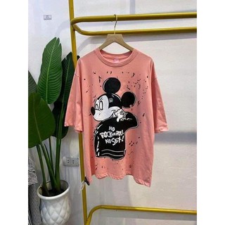 🍓 Áo Thun Mickey hồng Tay Lỡ 🍓