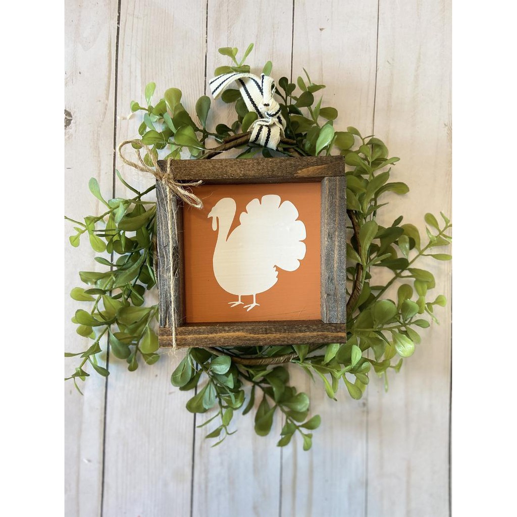Tranh gỗ handmade cảm ơn - Thanksgiving - Decor treo tường phong cách vintage