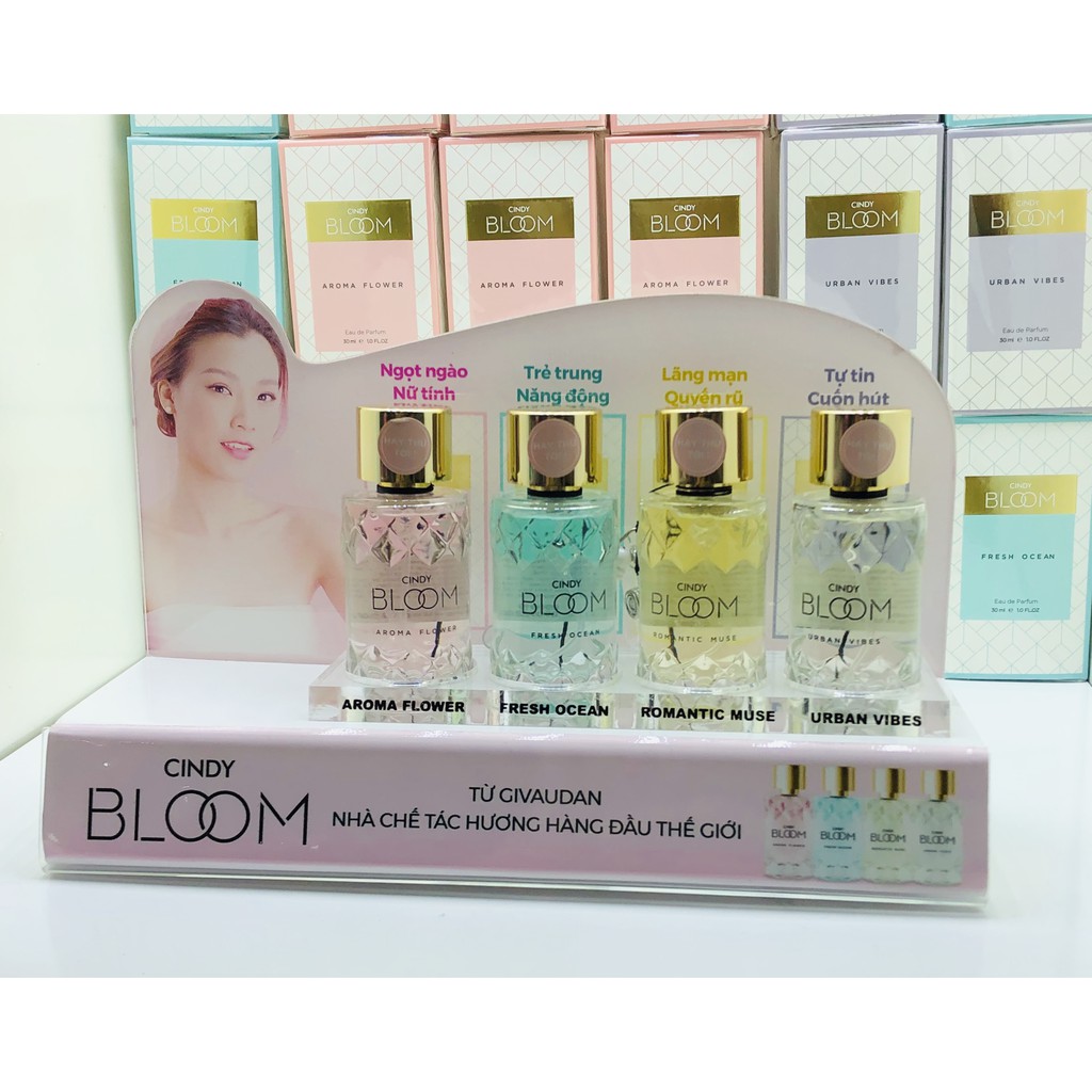 Nước Hoa Cindy Bloom 30ml hính Hãng Đủ Mùi