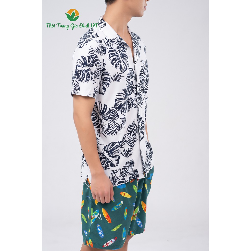 Áo sơ mi lanh nam VT A06.2102 - Mặc mát, thoải mái, nhiều họa tiết | BigBuy360 - bigbuy360.vn