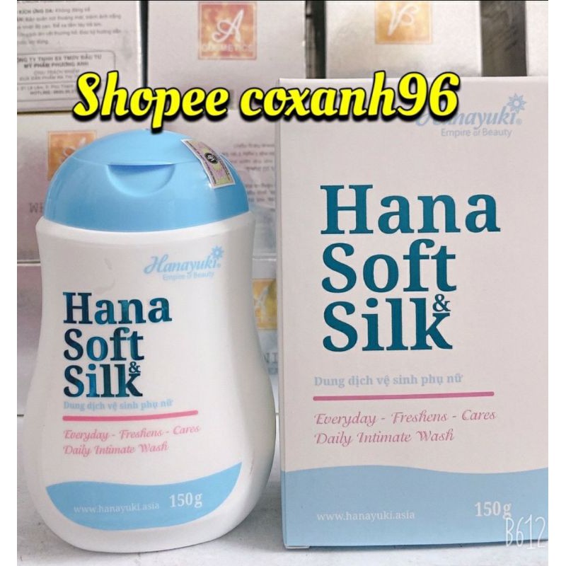 Chính hãng Dung dịch vệ sinh phụ nữ Hana soft Silk 150ml