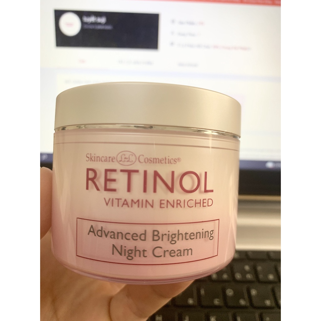 KEM DƯỠNG TRẮNG TĂNG CƯỜNG BAN ĐÊM RETINOL ADVANCED BRIGHTENING NIGHT CREAM