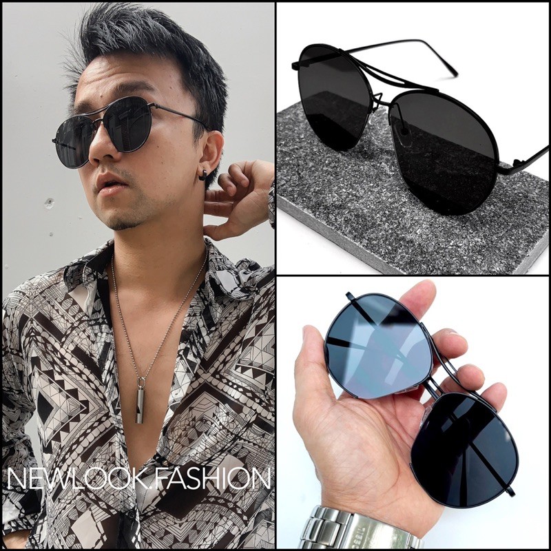 ★ KÍNH MÁT THỜI TRANG NAM NỮ TRÒNG ĐEN VẠT GÓC GỌNG MÃNH STYLE HÀN QUỐC CAO CẤP ( kèm hộp + khăn + vít vặn ốc )