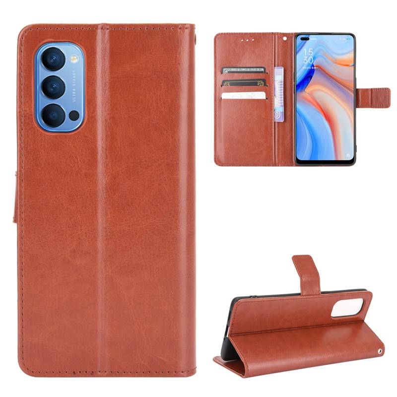 Bao Da Pu Điện Thoại Nắp Lật Kiêm Ví Có Thể Làm Giá Đỡ Cho Oppo Reno4 Oppo Reno4 4g Reno 4 Vỏ | BigBuy360 - bigbuy360.vn