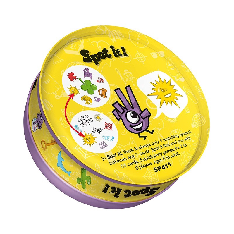 Trò chơi thẻ bài Asmodee Dobble Spot it thú vị