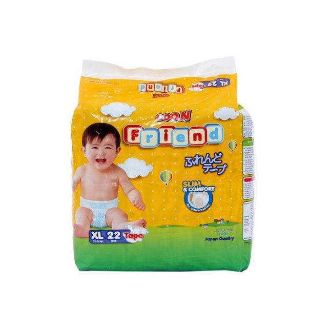 Combo 3 bịch tã dán Goon friend M29/L24/XL22(Nhập KHẨU THÁI)