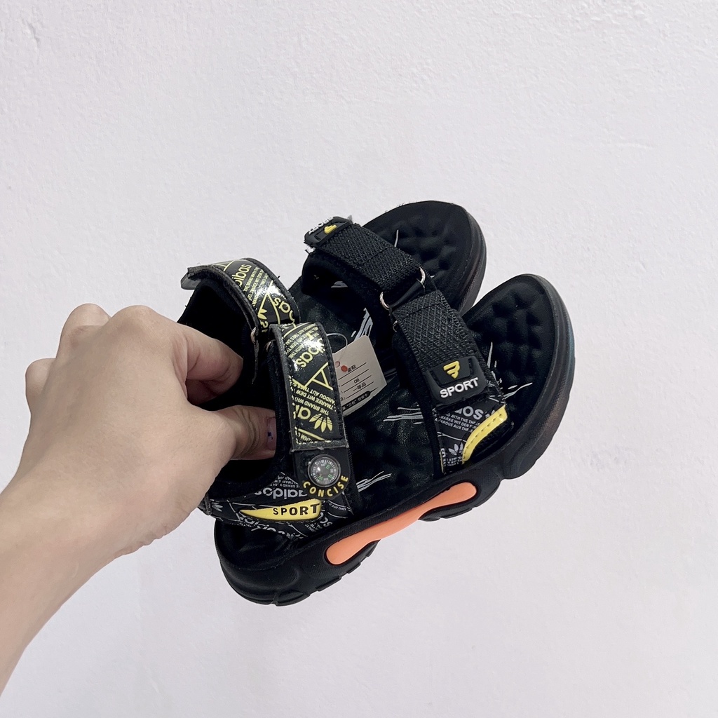 Sandal cho bé trai đi học dép quai hậu cao cấp siêu êm chân mã mới B3