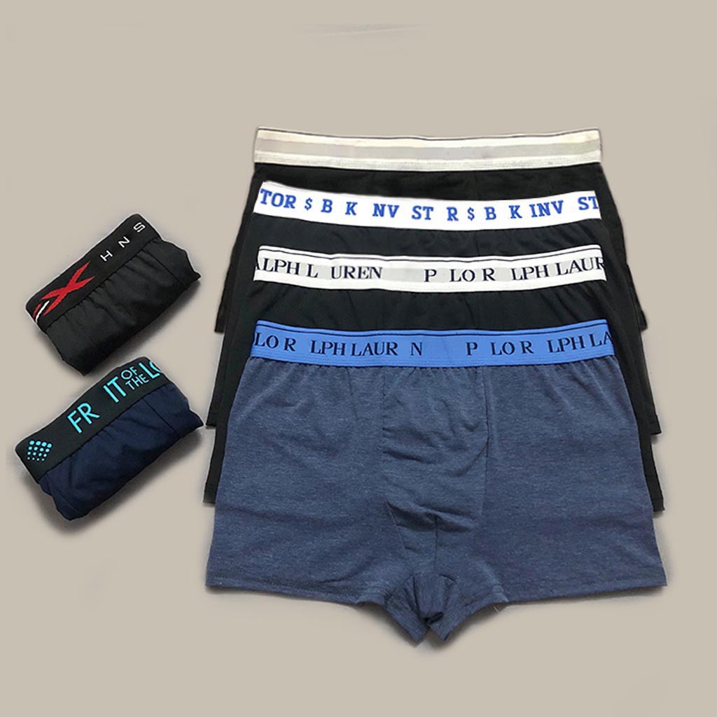 Quần lót boxer nam vải cotton, thun lạnh mềm mại thoáng mát co dãn 4 chiều