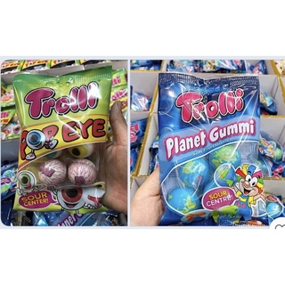 Túi 4 kẹo con mắt , 4 quả địa cầu trolli Đức