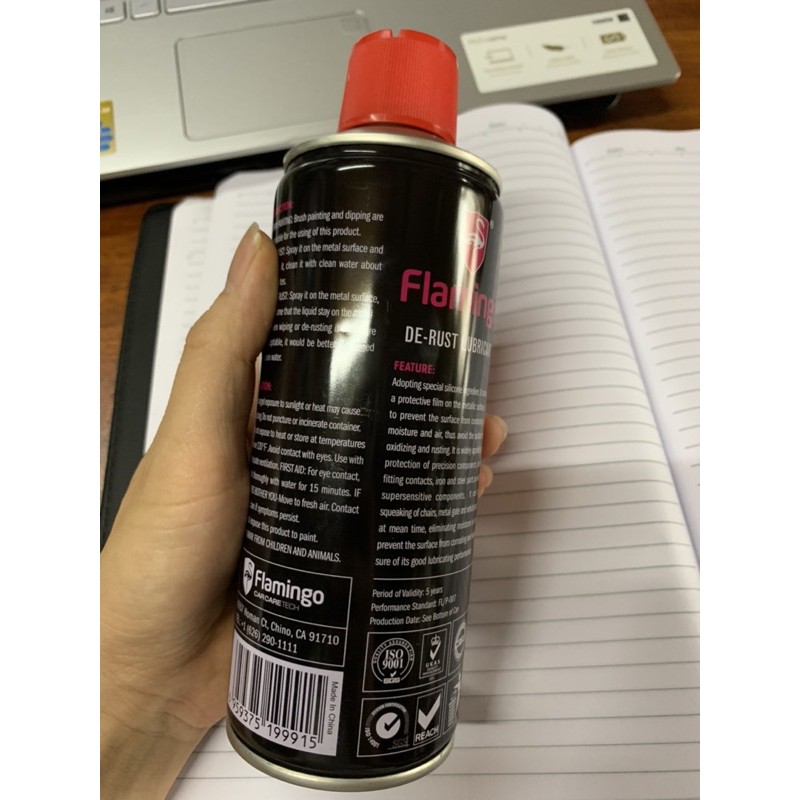 Dung dịch xịt rỉ Flamingo F007 DE-RUSH Lubricant