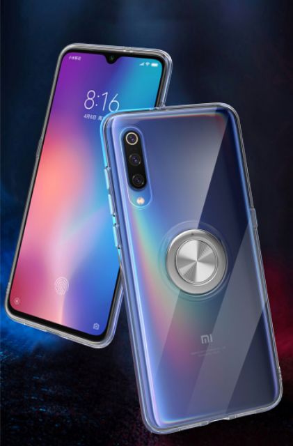 Ốp lưng Xiaomi Mi 9SE  FREESHIP Từ 50k dẻo trong suốt giá đỡ nhẫn iring chống sốc cao cấp
