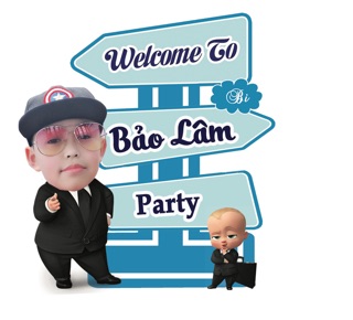 Cây Welcom Trang Trí Sinh Nhật