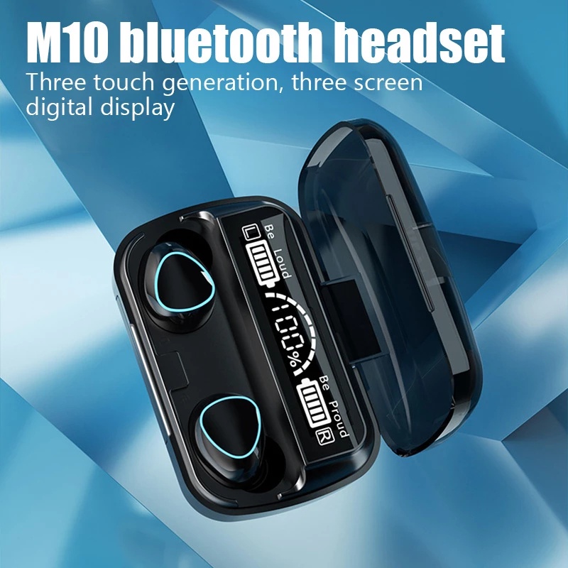 TZUZL M10 TWS  Tai Nghe Nhét Tai Không Dây Bluetooth 5.1 Chống Nước Thể Thao 2200mAh