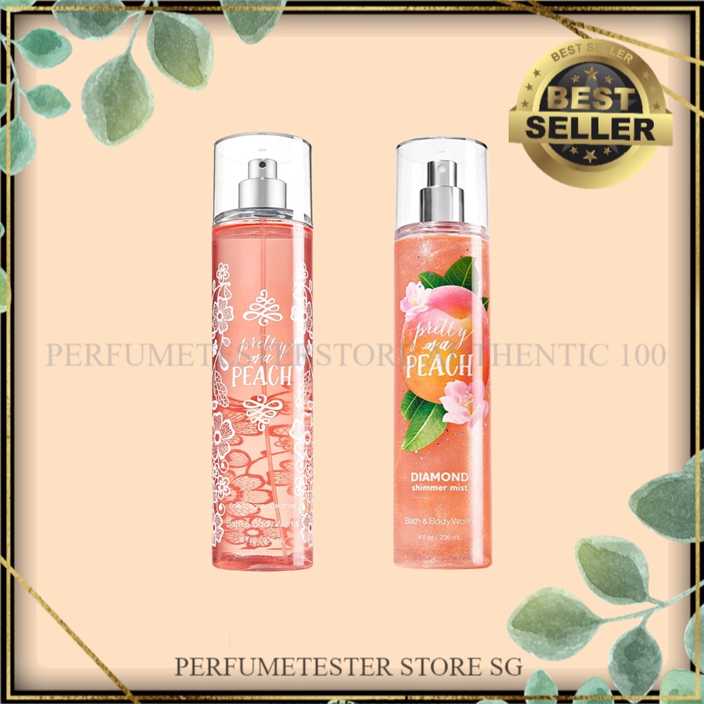 Xịt Thơm Toàn Thân Bath &amp; Body Works PRETTY AS A PEACH 30ml/50ml/100ml ⁻ ᴾᴱᴿᶠᵁᴹᴱᵀᴱˢᵀᴱᴿˢᵀᴼᴿᴱˢᴳ ⁻