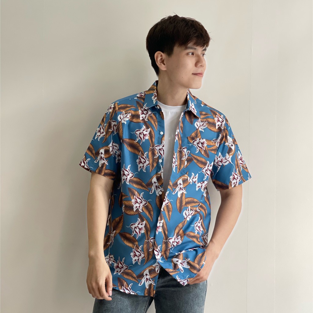 ÁO SƠ MI FORM RỘNG DÀNH CHO NAM HOẠ TIẾT ĐỘC LẠ, PHONG CÁCH MỚI /  CÓ ĐẦY ĐỦ SIZE