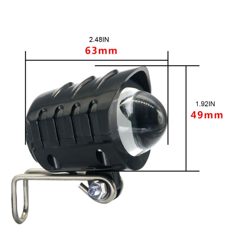 Đèn Pha Led E-Bike 2 Trong 1 Chống Thấm Nước Gắn Phía Trước Xe Đạp Điện