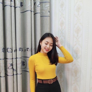 Áo len tăm cổ 3 phân
