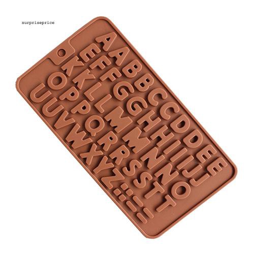 Khuôn silicon làm bánh đa năng tiện dụng hình chữ cái sáng tạo