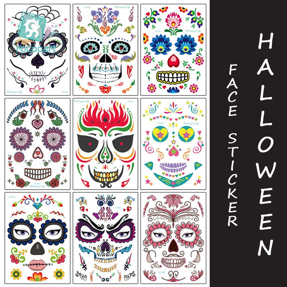 FOREVER Hình Xăm Dán Họa Tiết Halloween Độc Đáo