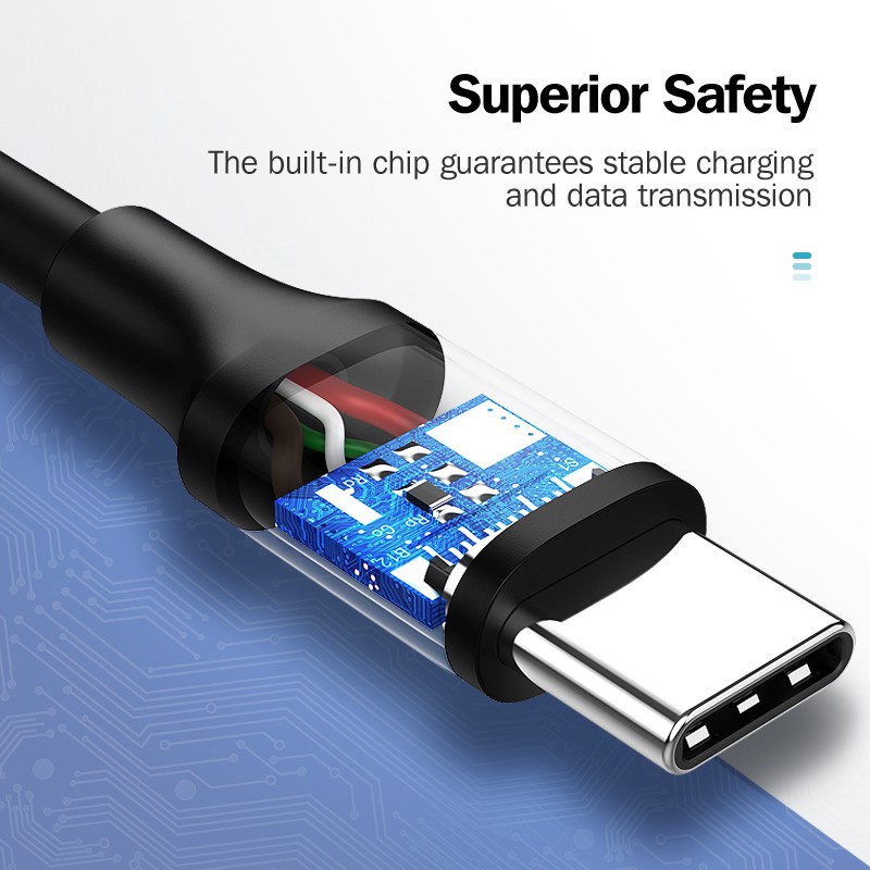 Dây cáp UGREEN chuyển đổi từ USB C sang USB Type-C PD60W QC-4.0 cho điện thoại Macbook