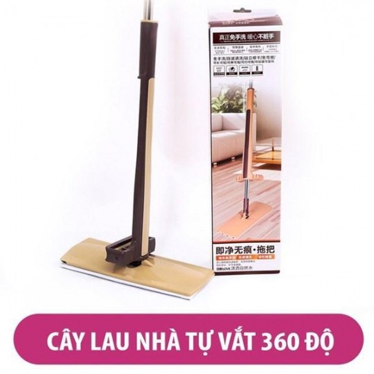 [FREESHIP] CÂY CHỔI LAU NHÀ TỰ VẮT - ĐẾ TRÒN - T3067 - CÓ BÌNH PHUN NƯỚC