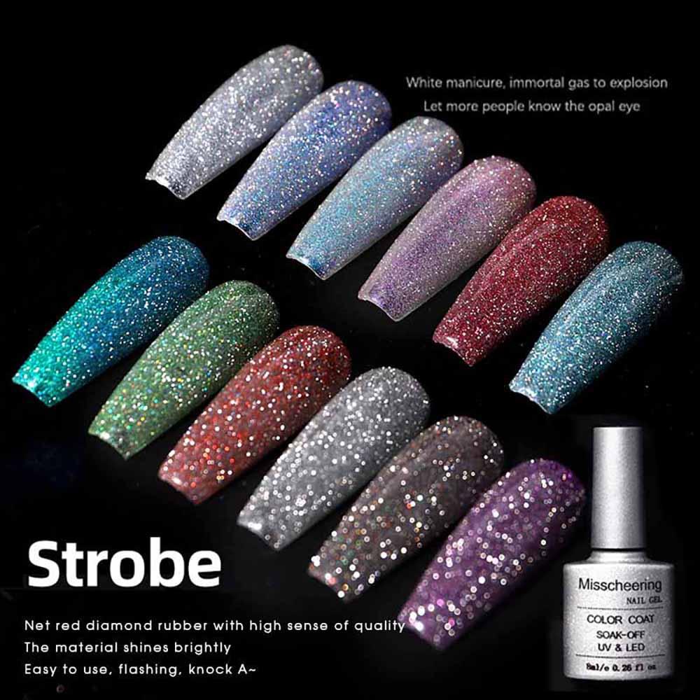 Lọ Gel Sơn Móng Tay Kim Tuyến Lấp Lánh