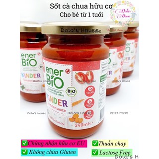 SỐT CÀ CHUA ENERBIO CHO BÉ TỪ 1 TUỔI