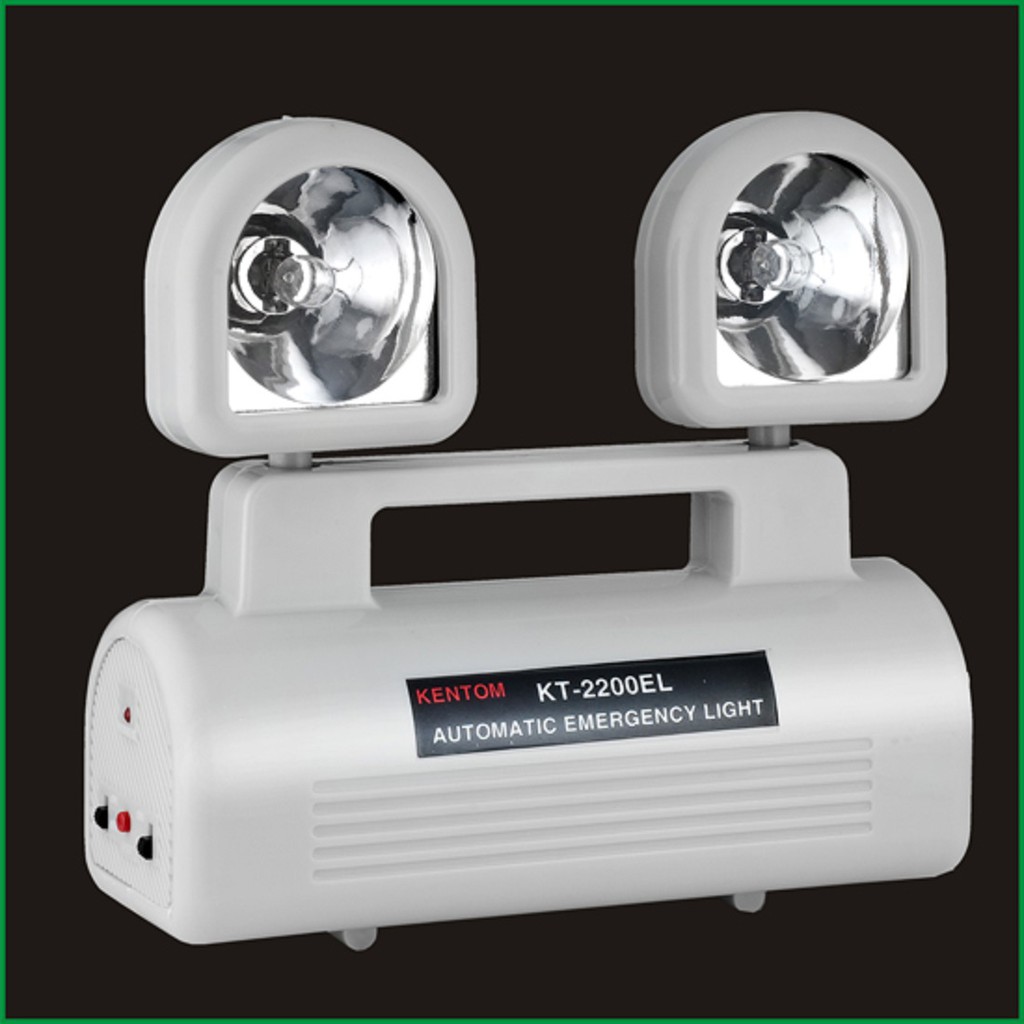 Đèn sạc chiếu sáng khẩn cấp Kentom KT2200EL - Ánh sáng vàng