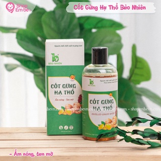 Cốt gừng hạ thổ bảo nhiên cho mẹ sau sinh