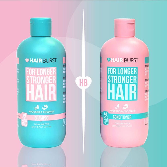 Cặp gội xả Hairburst kích thích mọc tóc, giảm gãy rụng 350ml/chai