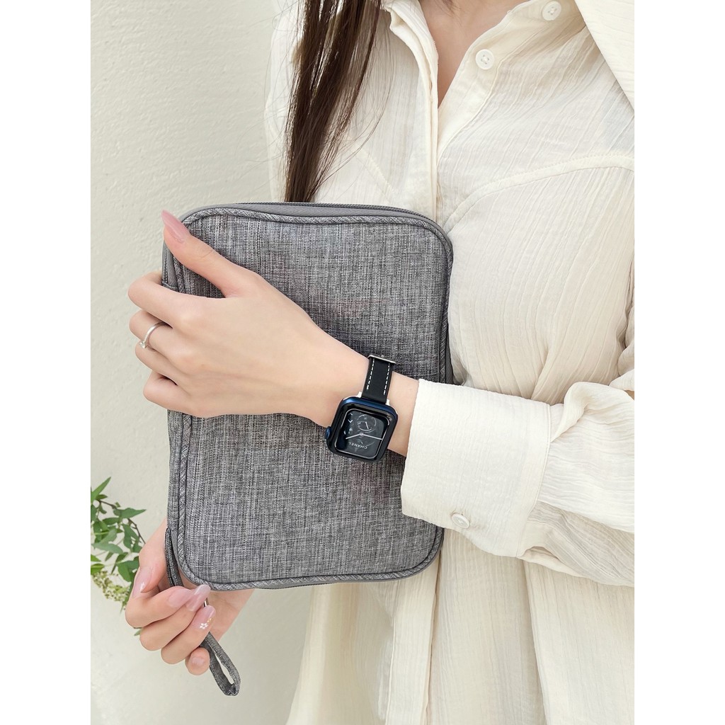 Dây Da Vintage Đơn Giản Cho Đồng Hồ Apple Phiên Bản 6 5 3 4 2 Se 38mm 40mm 42mm 44mm