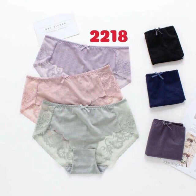 [Mã WASTDEP giảm 5K đơn bất kì] quần lót nữ ren đúc không viền ms 2218