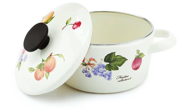 Nồi tráng men Fujihoro 16cm/18cm