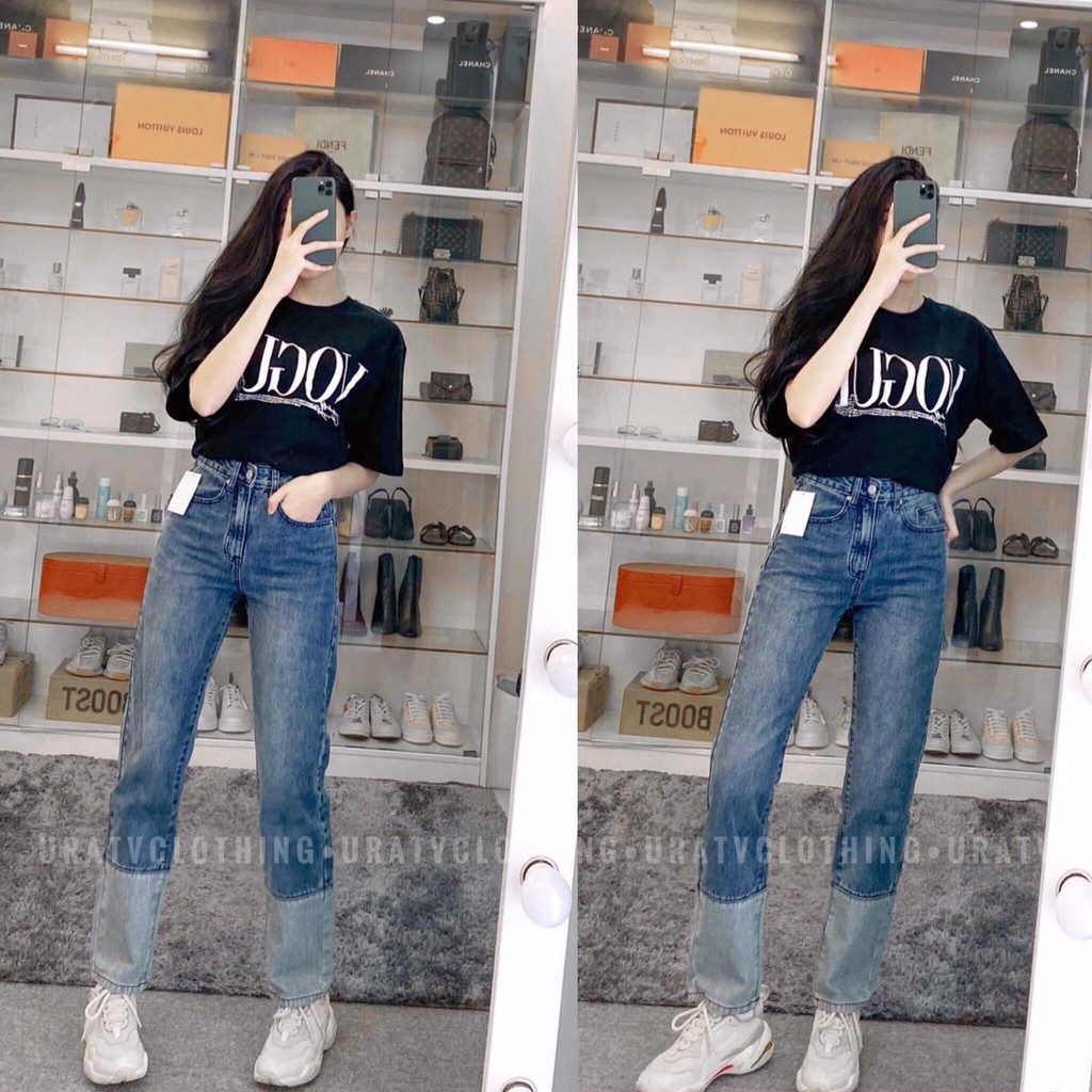 Áo thun tay ngắn dáng rộng oversize chất vải cotton