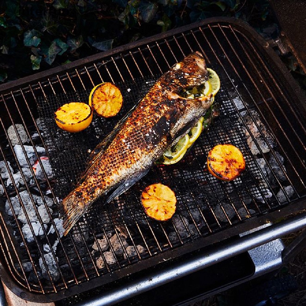 Vỉ Nướng Bbq Bằng Thép Không Gỉ Chống Dính Tiện Lợi