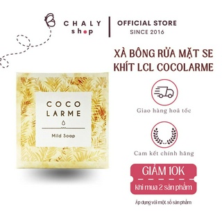 Xà bông rửa mặt chuyên se khít lỗ chân lông Cocolarme siêu dịu nhẹ. Tặng kèm lưới tạo bọt rửa mặt Nhật