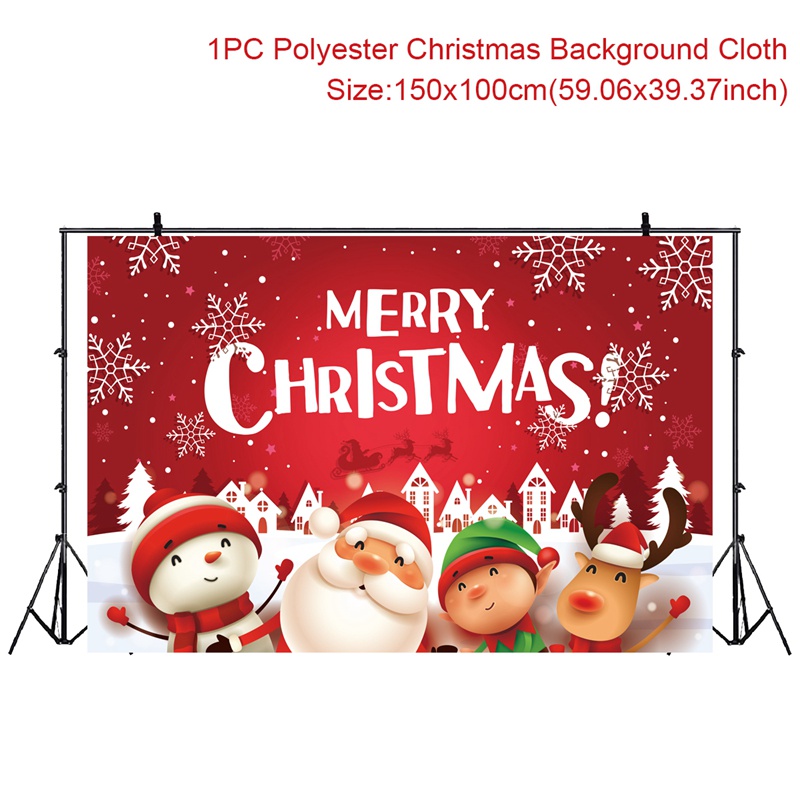 Phông Nền Chụp Ảnh 1 * 1.5M Chủ Đề Giáng Sinh / Sinh Nhật / Tiệc Tùng