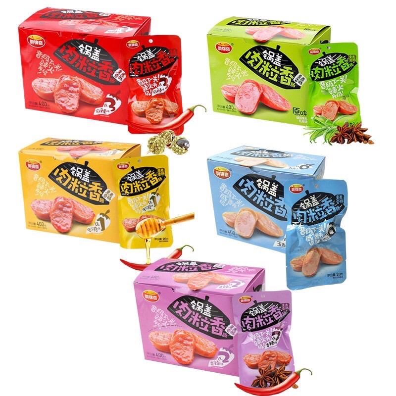 Xúc Xích Sụn Gà Cay Ăn Liền 1 gói 4 viên 20g ❤️FREESHIP❤️ Xúc Xích Cay Hồ Nam Ăn Vặt Trung Quốc | Dacheng Food | BigBuy360 - bigbuy360.vn