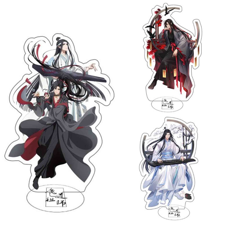 flowersqueen Mô hình nhân vật anime bằng acrylic dạng đứng để bàn trang trí độc đáo