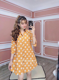 Đầm somi chấm bi