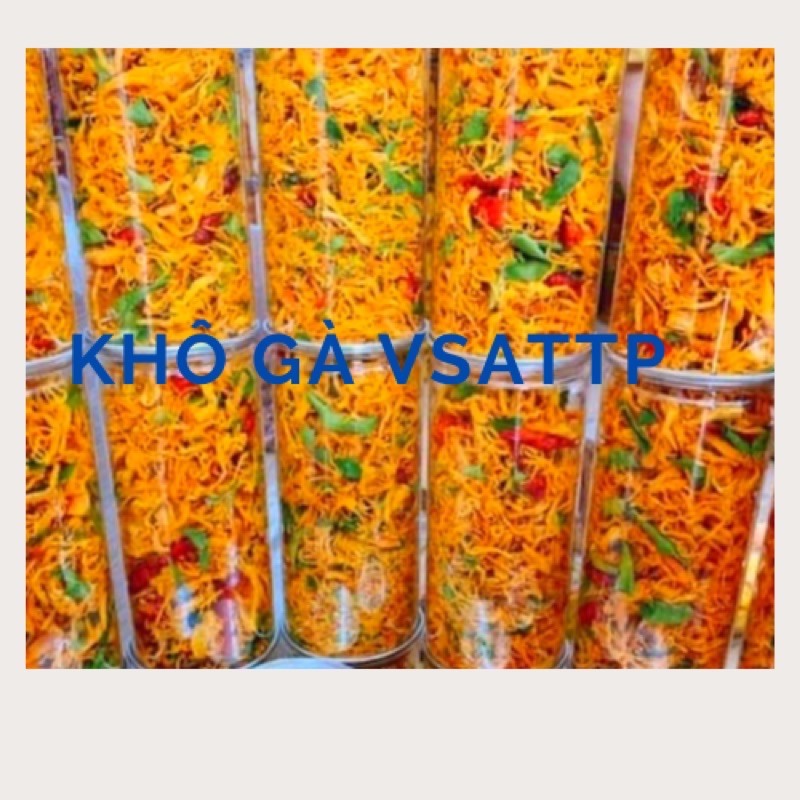 bán sỉ Khô gà lá chanh 500g hsd 6 tháng kể tu ngày sx .