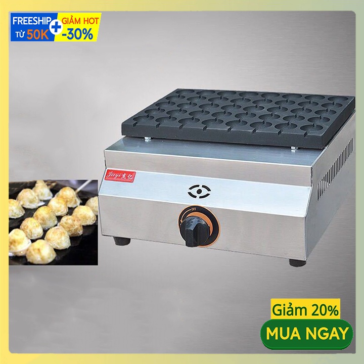 Máy làm trứng cút xiên que hàn quốc thơm ngon 35 lỗ dùng Gas