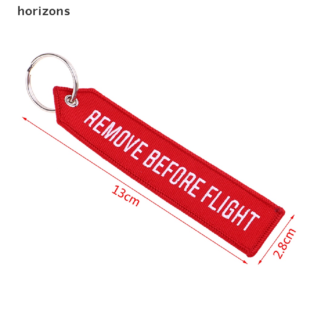 Móc Khóa Có Dây Buộc Thẻ Chữ Remove Before Flight