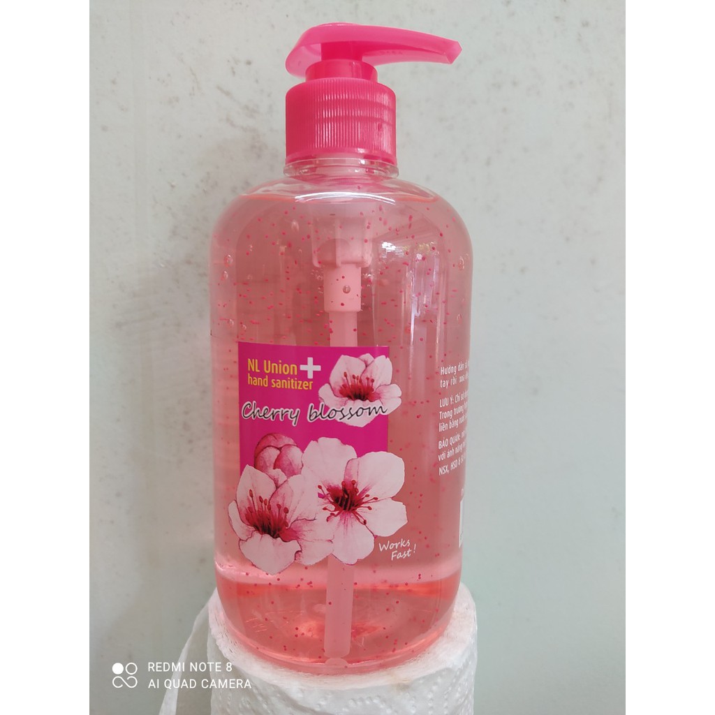 Gel rửa tay khô Union 500ml hương Cherry Blossom