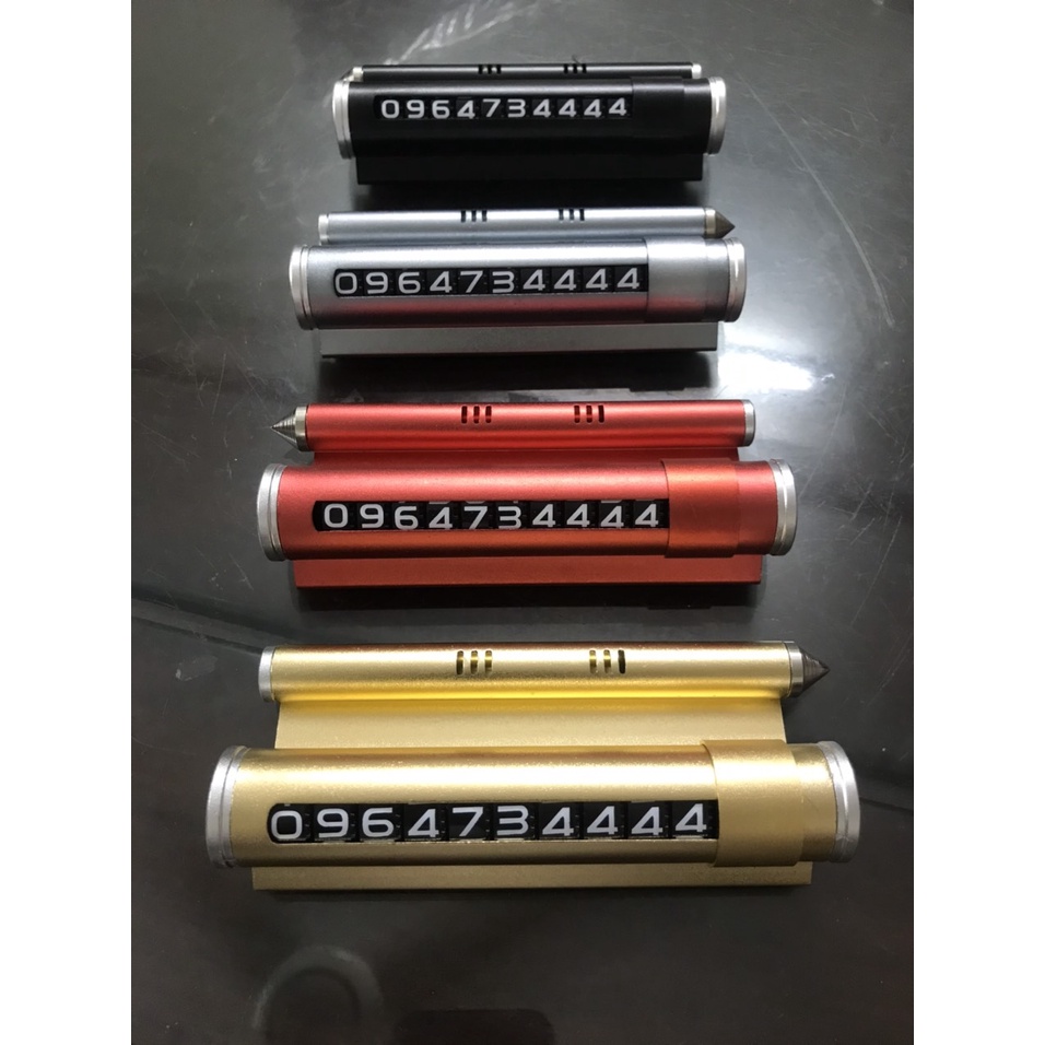 Bảng ghi số điện thoại , thẻ đỗ xe hiển thị số điện thoại gắn trên Taplo xe hơi | BigBuy360 - bigbuy360.vn
